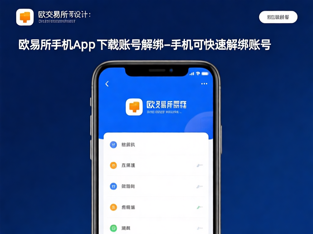 欧交易所APP界面展示与账号安全示意图
